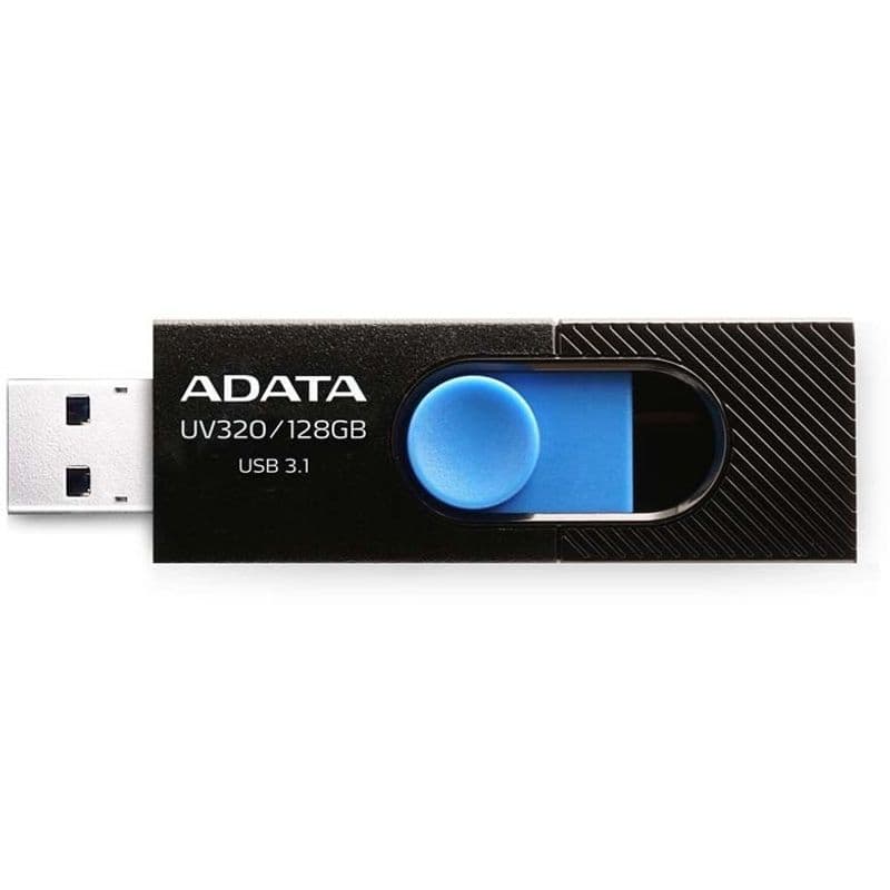 فلش مموری ای دیتا UV320 USB 3 ظرفیت 64 گیگابایت رنگ مشکی