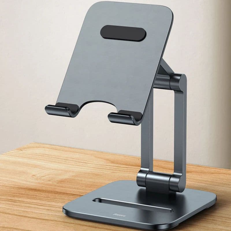 پایه نگهدارنده رومیزی گوشی و تبلت بیسوس مدل- LUSZ000113 - Biaxial METAL