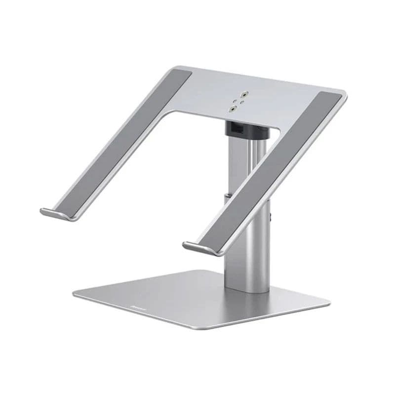 پایه نگهدارنده لپ تاپ باسئوس مدل Metal Adjustable Laptop Stand - نقره ای