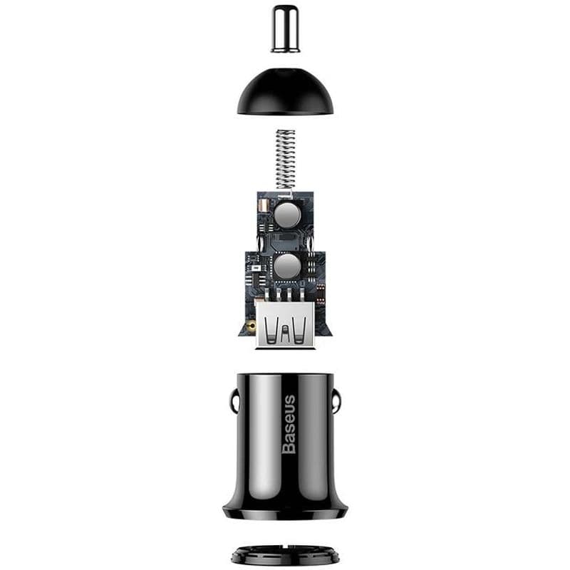 شارژر فندکی بیسوس Baseus Grain Pro Car Charger CCXML-U CCALLP-01 Dual USB 4.8A