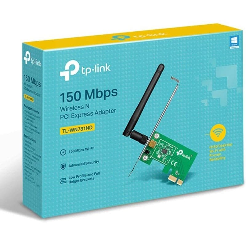 کارت شبکه بیسیم تی پی-لینک TP-LINK TL-WN781ND 150Mbps Wireless N PCI Express Adapter