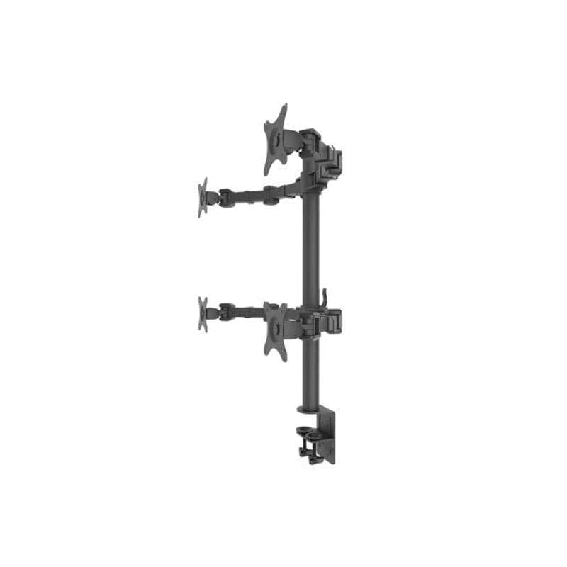 پایه مانیتور چهارتایی WLA006 Quadro ErgoTech تحت برند ارگوتک - اتصال به میز