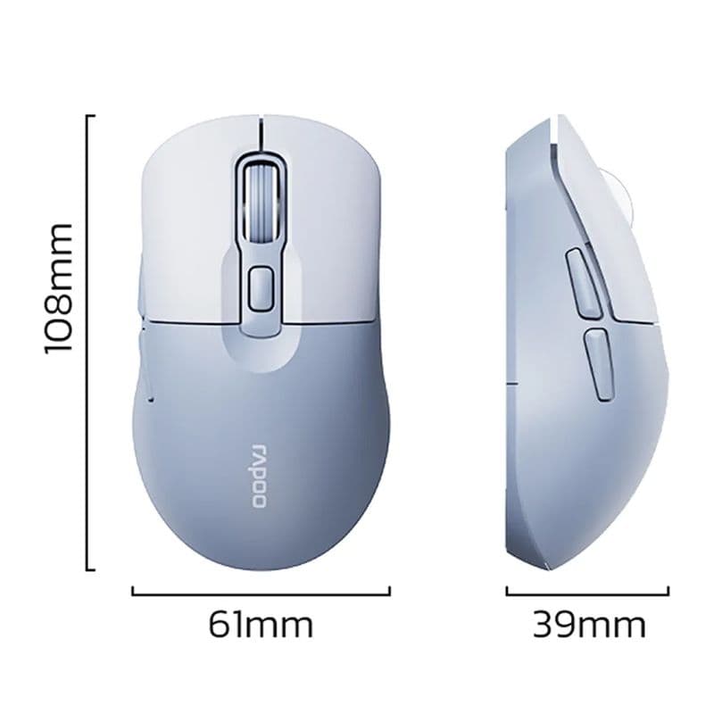 موس بی سیم رپو مدل RAPOO M308 رنگ آبی